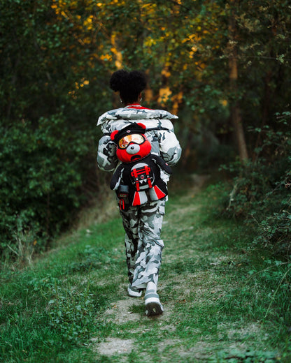 SKY HIGH SEEKERS ARCTIC GPS MONEYBEAR BACKPACK