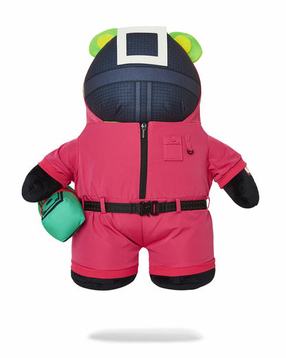 SQUID GAME COLLAB PINK SOLDIERS BEAR BACKPACK