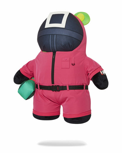 SQUID GAME COLLAB PINK SOLDIERS BEAR BACKPACK