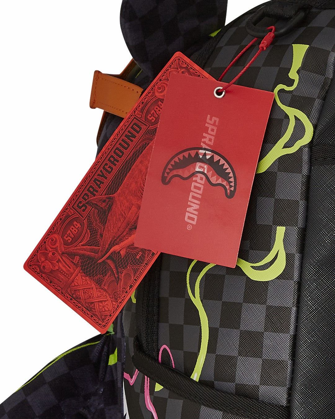 SLIME DIME MONEYBEAR TEDDYBEAR ON BACKPACK
