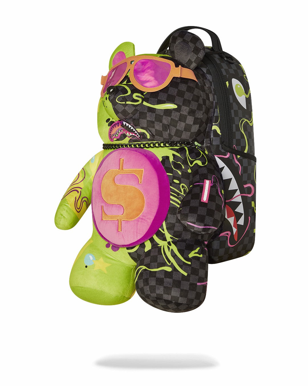 SLIME DIME MONEYBEAR TEDDYBEAR ON BACKPACK
