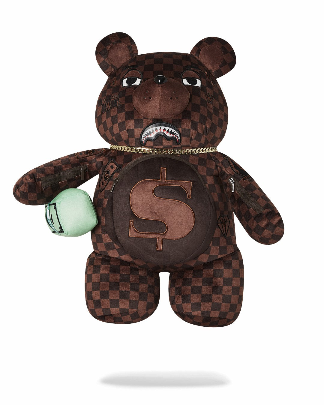 LENTICULAR EFFECTS MONEYBEAR TEDDYBEAR BACKPACK