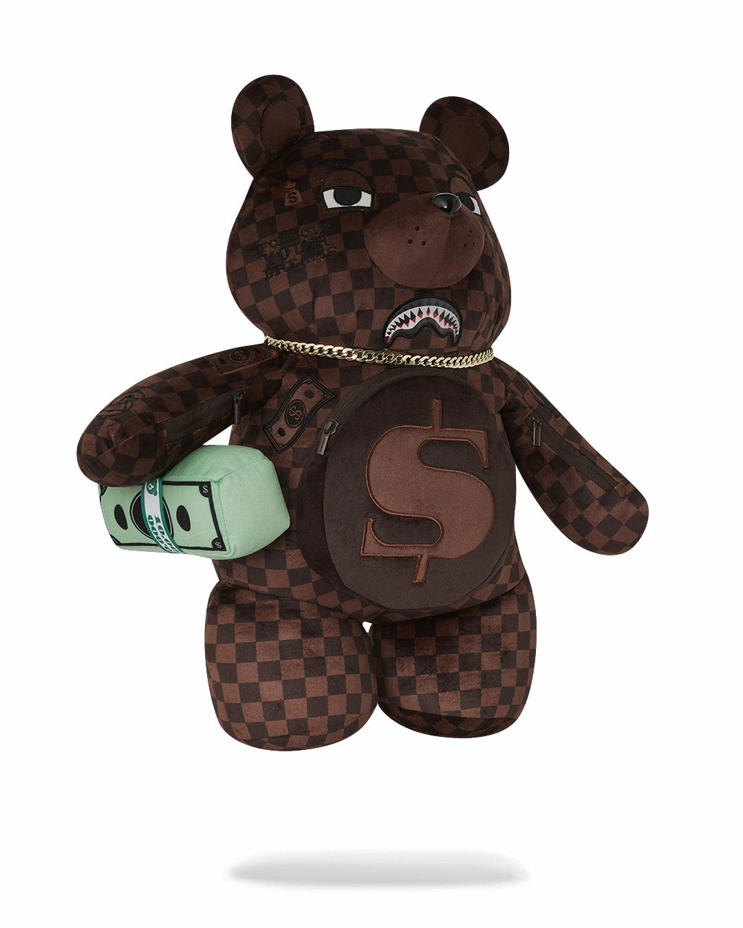 LENTICULAR EFFECTS MONEYBEAR TEDDYBEAR BACKPACK
