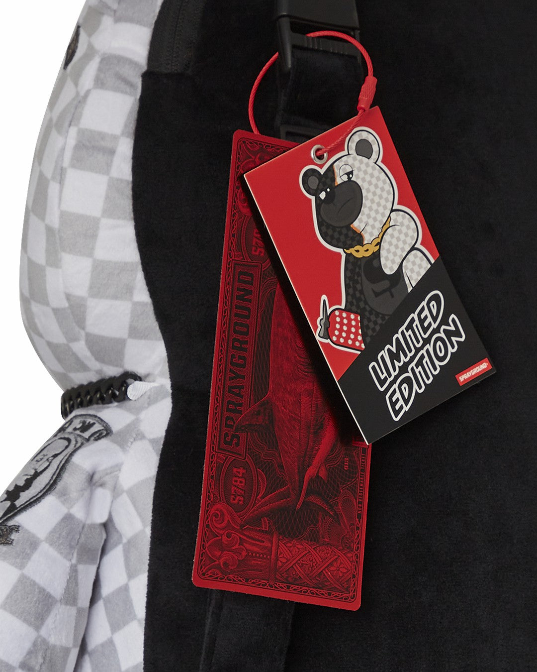 RING OF FIRE MONEYBEAR TEDDYBEAR BACKPACK