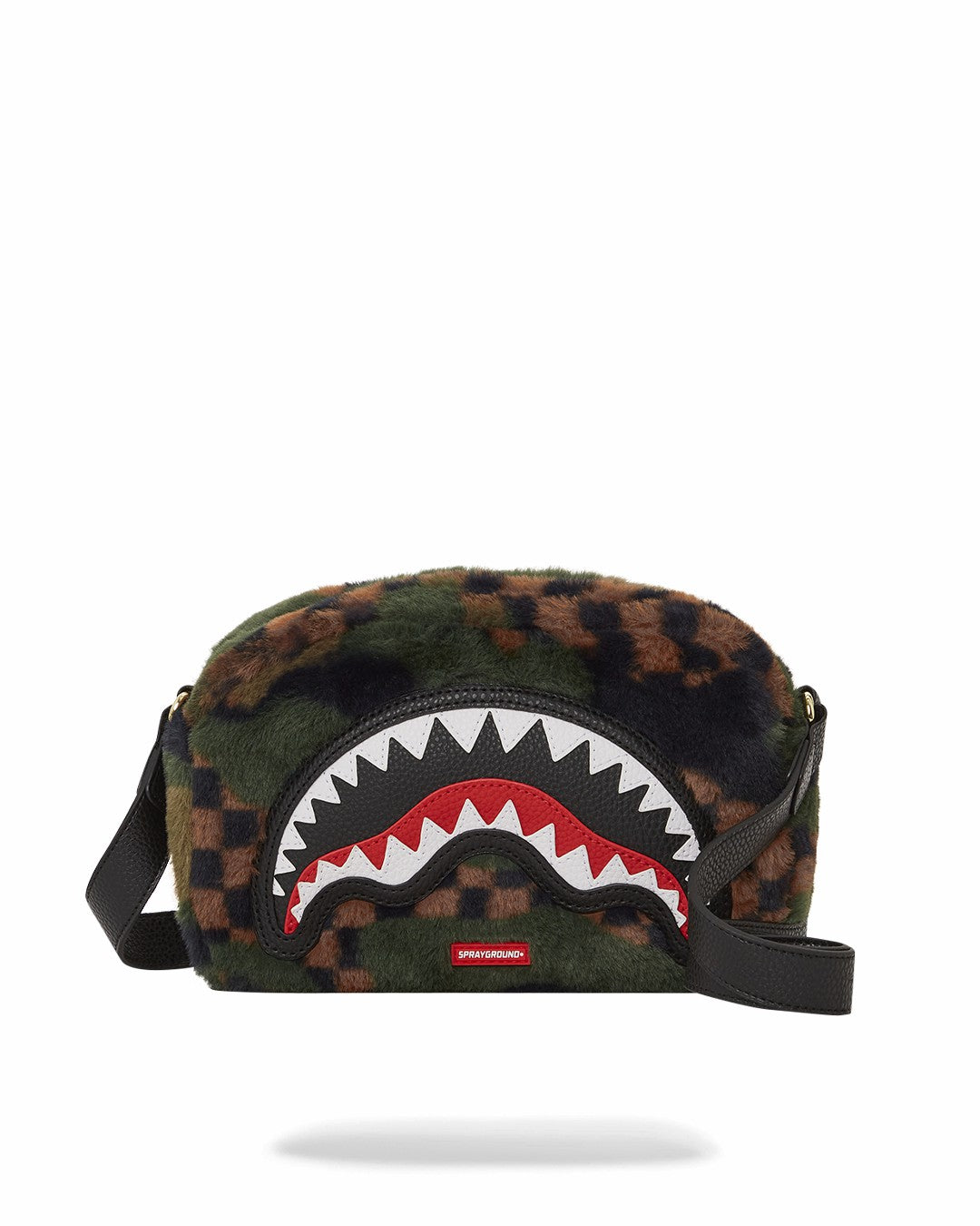 BIG SKY FUR SHARK MESSENGER BRICK BAG