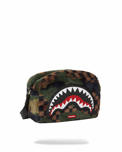 BIG SKY FUR SHARK MESSENGER BRICK BAG