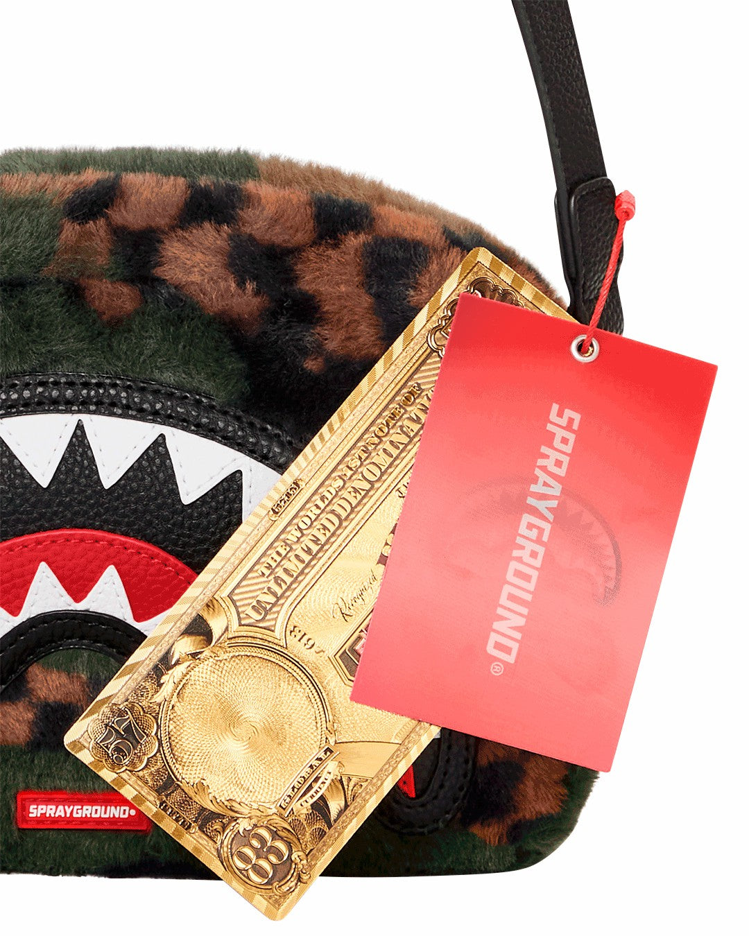 BIG SKY FUR SHARK MESSENGER BRICK BAG