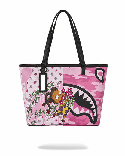 SUSIE RUGRATS FLOWERS TOTE