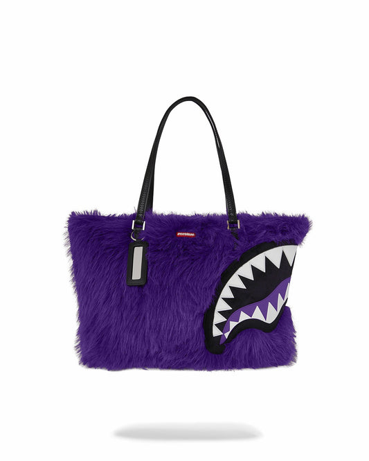 FURZILLA SHARK (PURP) TOTE