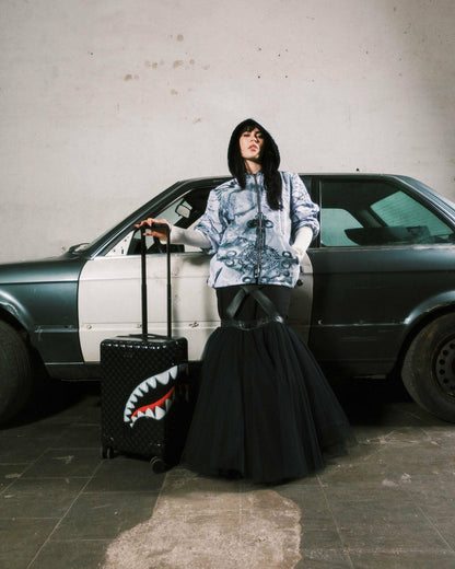 SHARKS IN PARIS HYPER PUFF CARRY-ON LUGGAGE