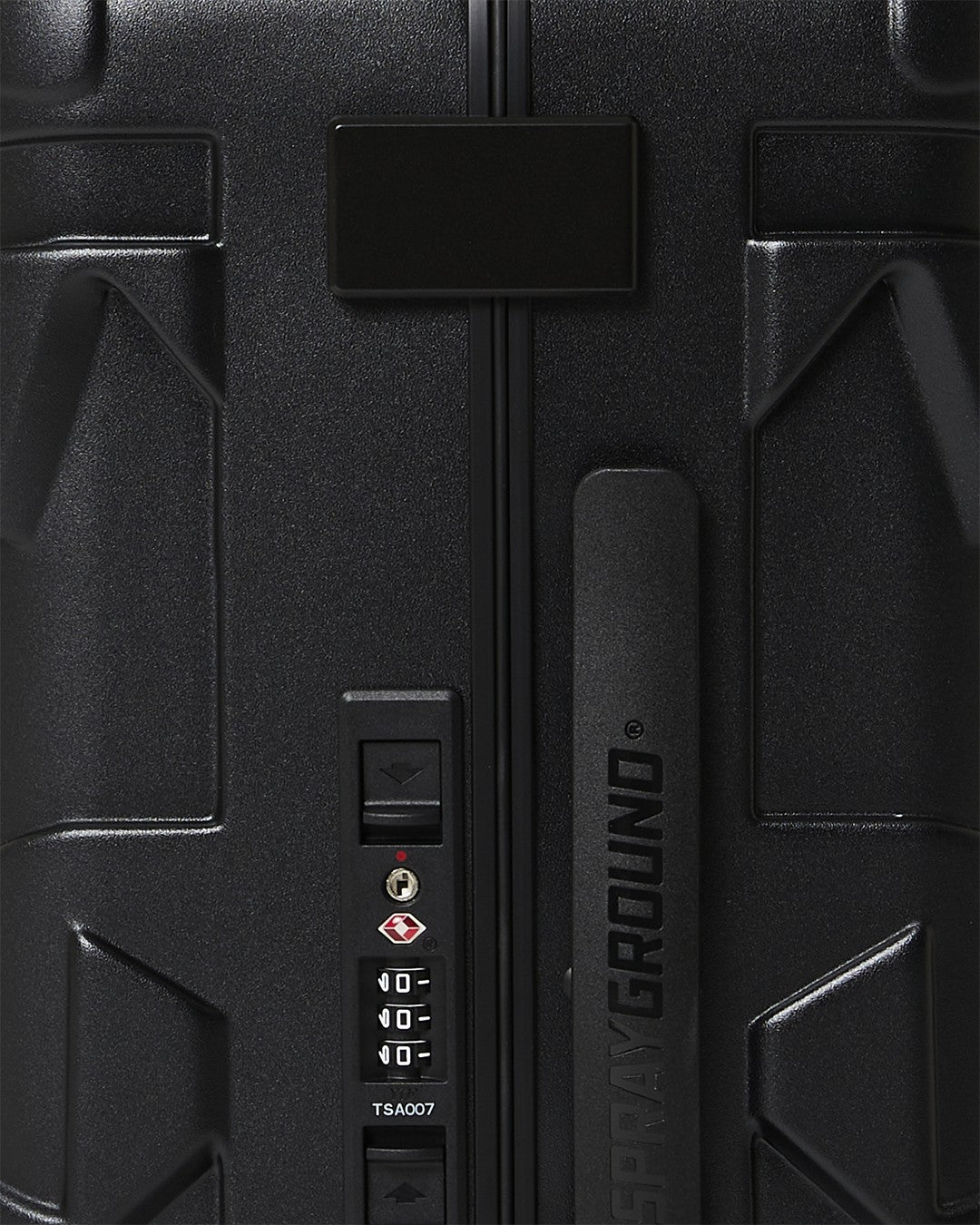 THE JOURNEY BEGINS SHARKITECTURE CARRY-ON LUGGAGE BLACK WITH EXTRA STI