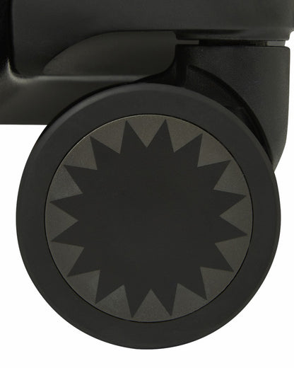THE JOURNEY BEGINS SHARKITECTURE CARRY-ON LUGGAGE BLACK WITH EXTRA STI