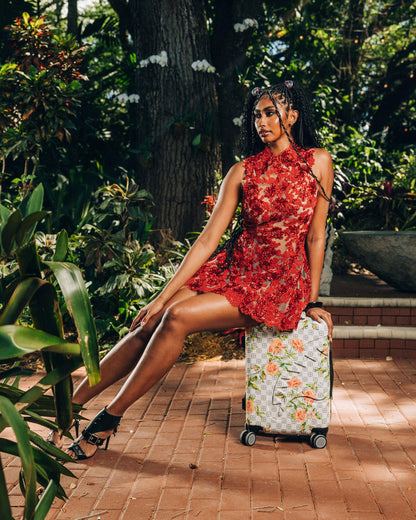 A.I. AFRICAN INTELLIGENCE ELEGANT ENERGY SHARKITECTURE CARRY-ON LUGGAG