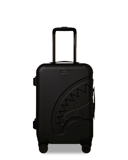 REALITY CHECK SHARKITECTURE CARRY-ON JETBLACK LUGGAGE (GUNMETAL HARDWA