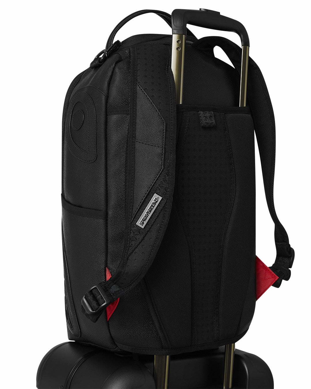 REALITY CHECK SHARKITECTURE CARRY-ON JETBLACK LUGGAGE (GUNMETAL HARDWA