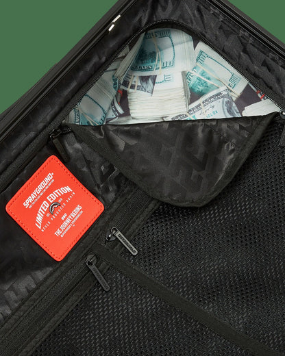 REALITY CHECK SHARKITECTURE CARRY-ON JETBLACK LUGGAGE (GUNMETAL HARDWA