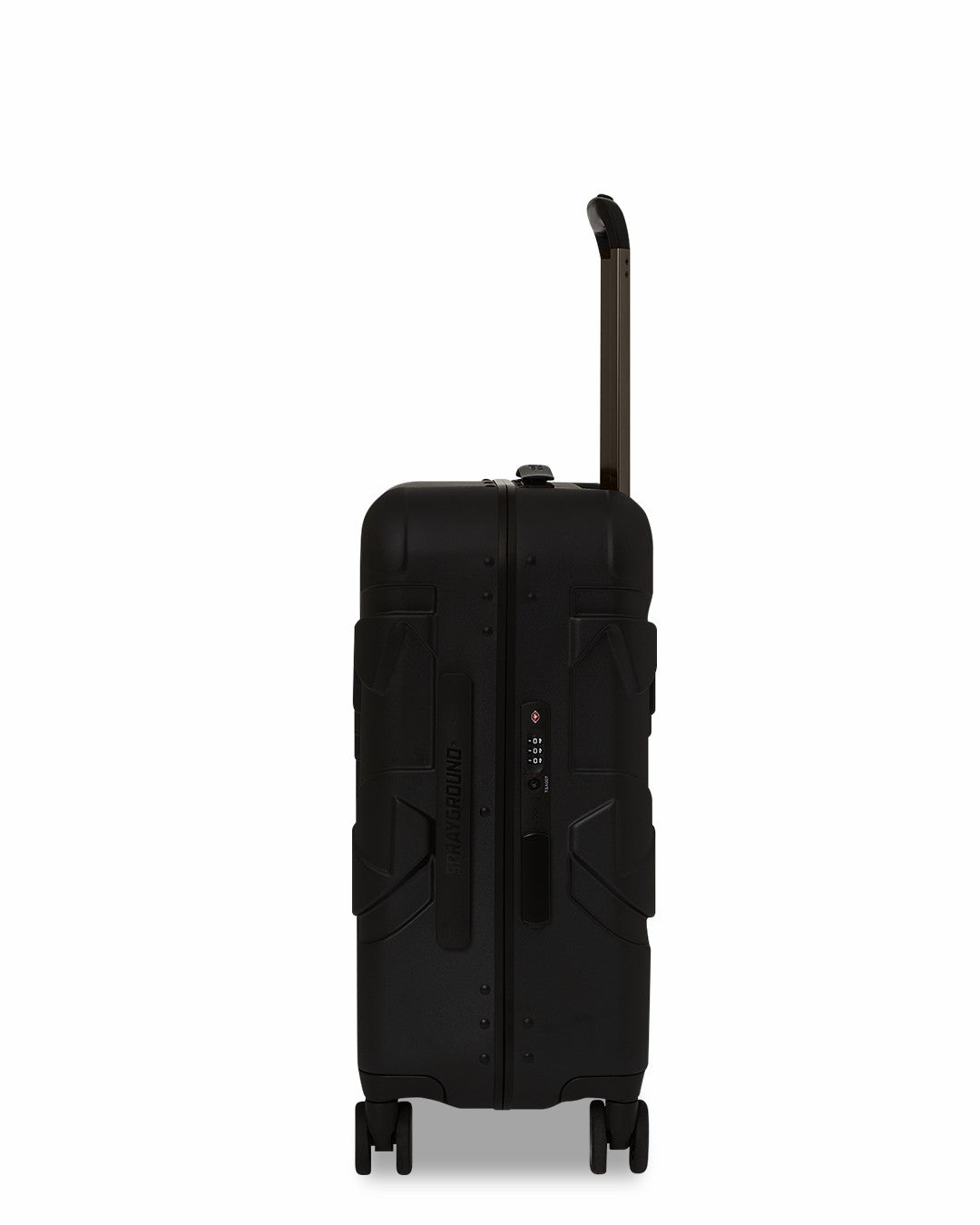 REALITY CHECK SHARKITECTURE CARRY-ON JETBLACK LUGGAGE (GUNMETAL HARDWA