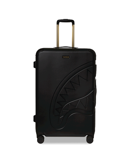 REALITY CHECK SHARKITECTURE FULL-SIZE JETBLACK LUGGAGE (GOLD HARDWARE)