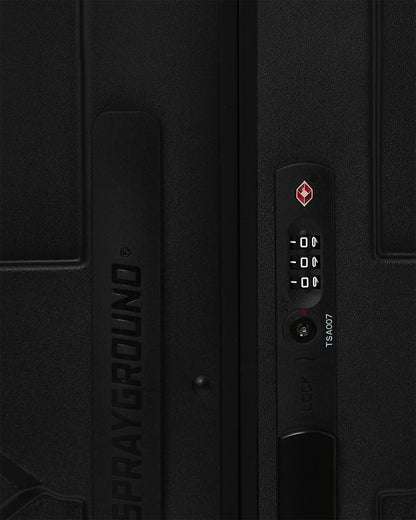 REALITY CHECK SHARKITECTURE FULL-SIZE JETBLACK LUGGAGE (GUNMETAL HARDW