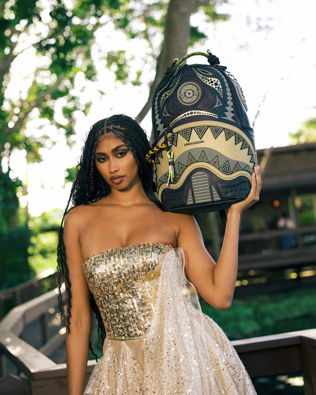 A.I. AFRICAN INTELLIGENCE SHARKS OF THE GOLD OCEAN BACKPACK - SANDFLOW