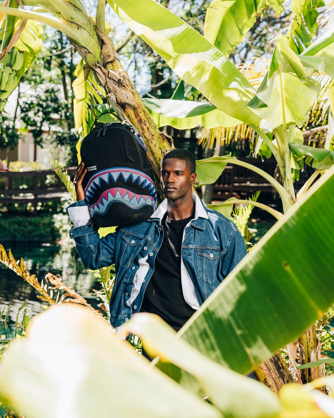 A.I. AFRICAN INTELLIGENCE BORN AND RAISED BACKPACK - SANDFLOWER COLLAB