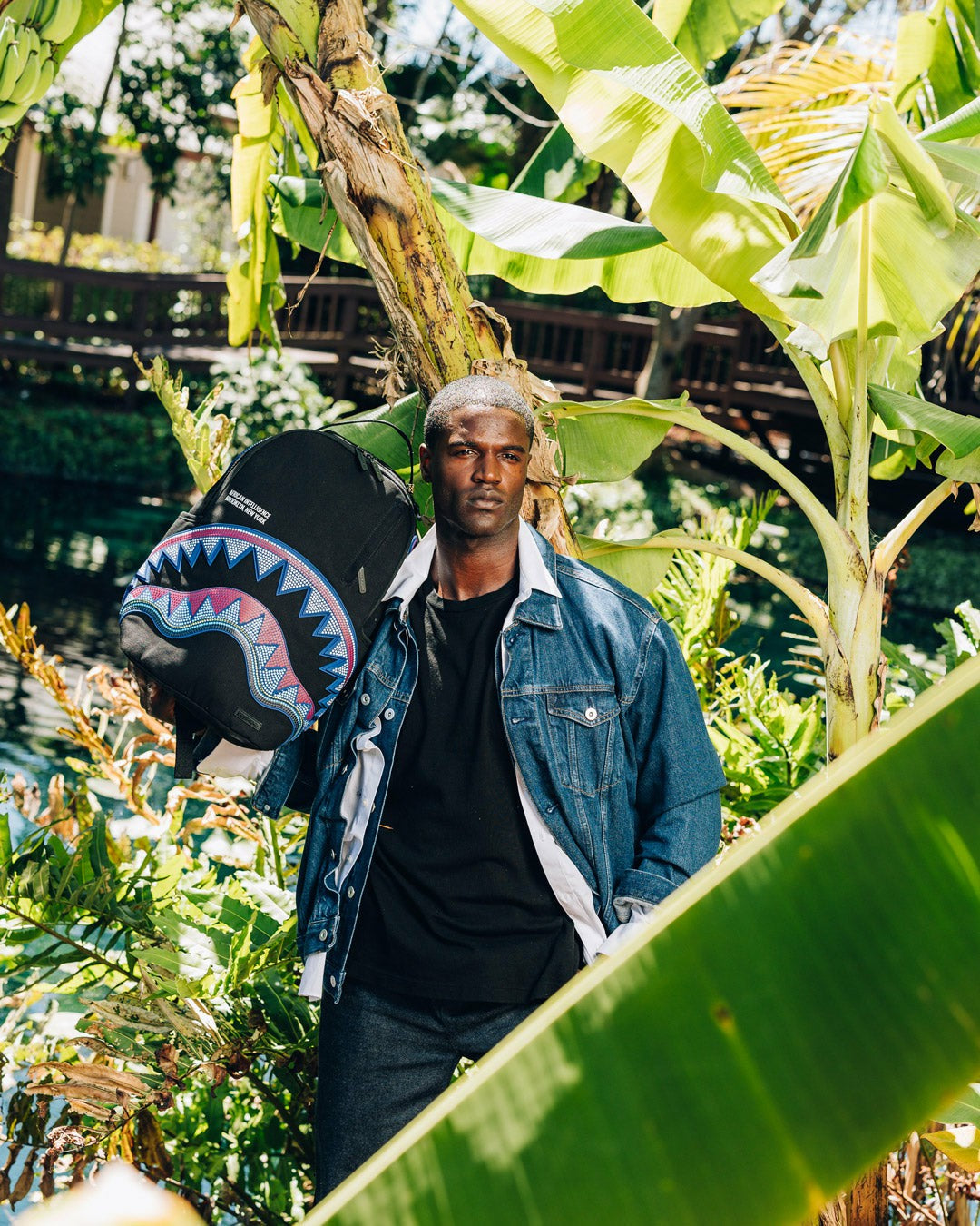 A.I. AFRICAN INTELLIGENCE BORN AND RAISED BACKPACK - SANDFLOWER COLLAB