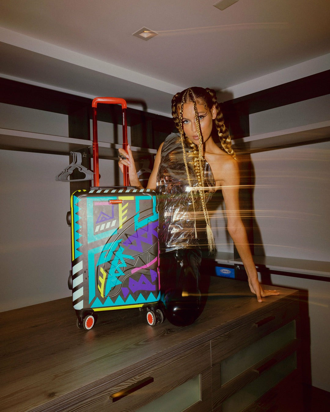 A.I. PATH TO THE FUTURE III HARDSHELL CARRY-ON LUGGAGE - SANDFLOWER CO
