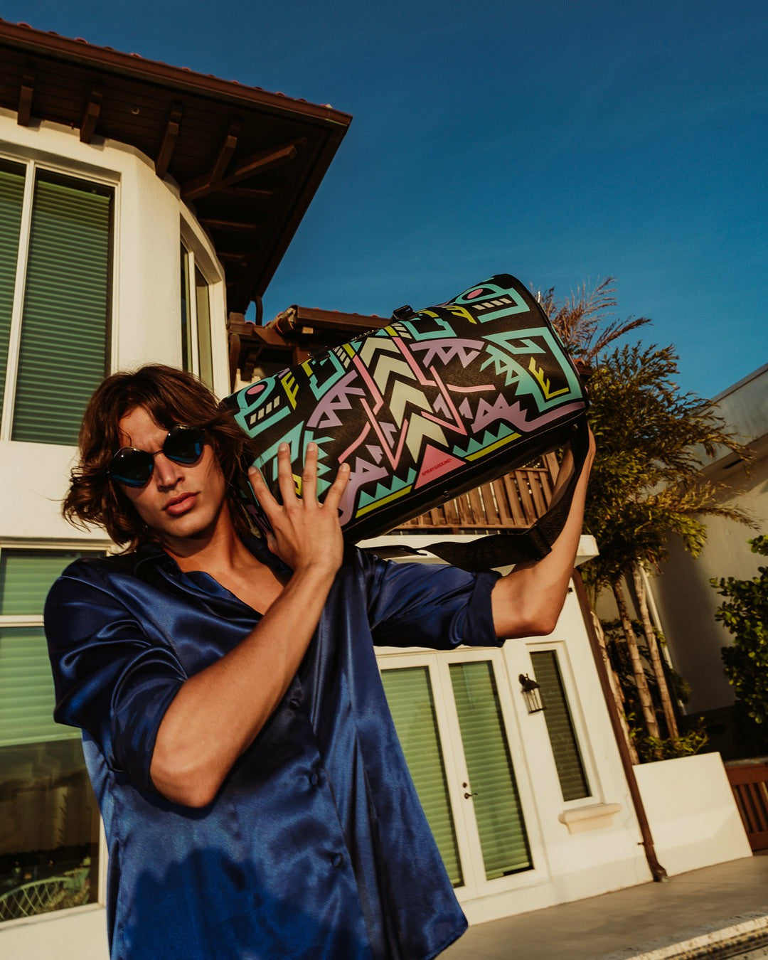 A.I. PATH TO THE FUTURE III DUFFLE - SANDFLOWER COLLAB (GLOW IN THE DA