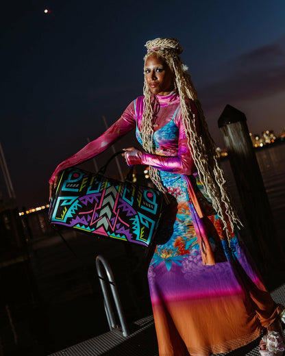 A.I. PATH TO THE FUTURE III DUFFLE - SANDFLOWER COLLAB (GLOW IN THE DA