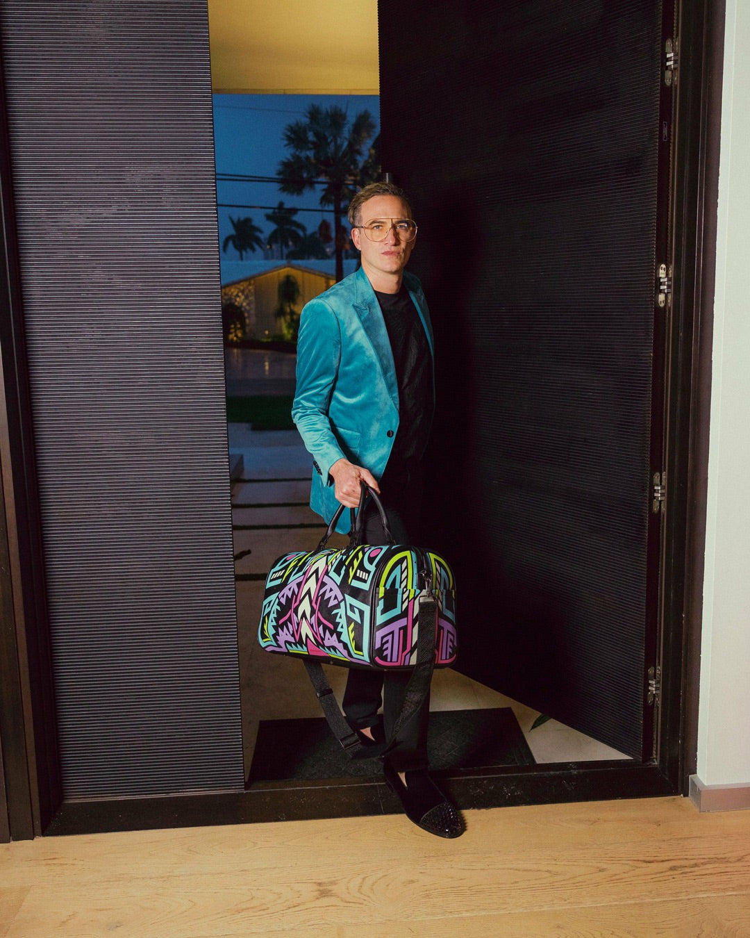 A.I. PATH TO THE FUTURE III DUFFLE - SANDFLOWER COLLAB (GLOW IN THE DA
