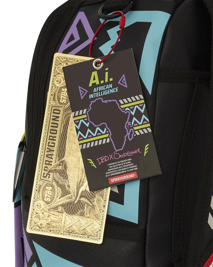 A.I. PATH TO THE FUTURE III BACKPACK - SANDFLOWER COLLAB (GLOW IN THE