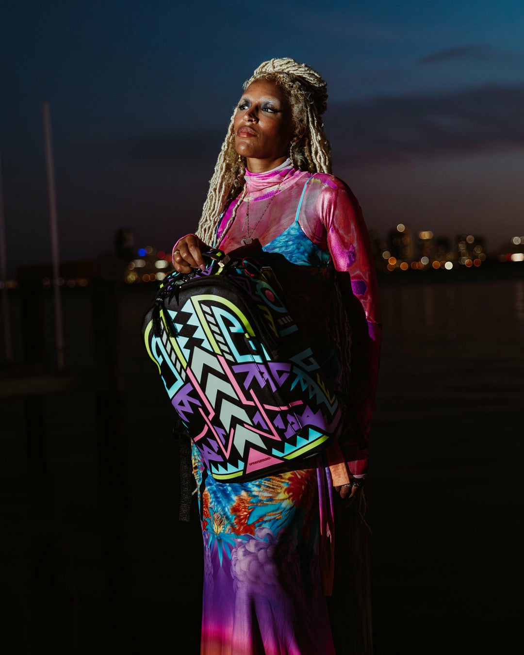 A.I. PATH TO THE FUTURE III BACKPACK - SANDFLOWER COLLAB (GLOW IN THE
