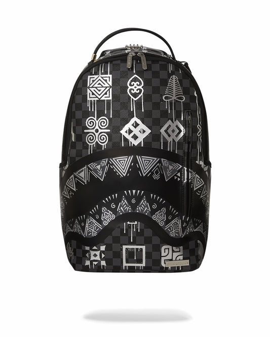 AFRICAN INTELLIGENCE 9 POWER GLYPHICS BACKPACK - SANDFLOWER COLLAB
