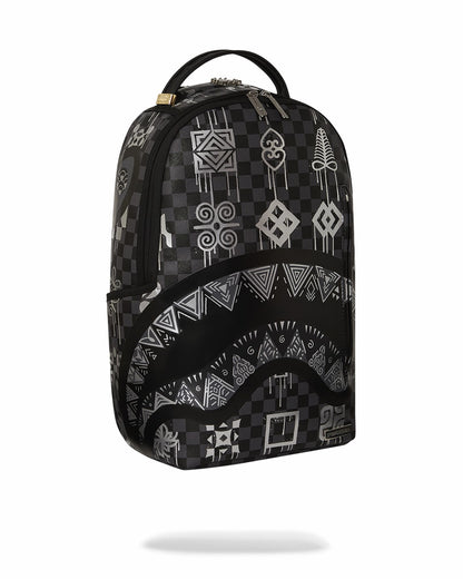 AFRICAN INTELLIGENCE 9 POWER GLYPHICS BACKPACK - SANDFLOWER COLLAB