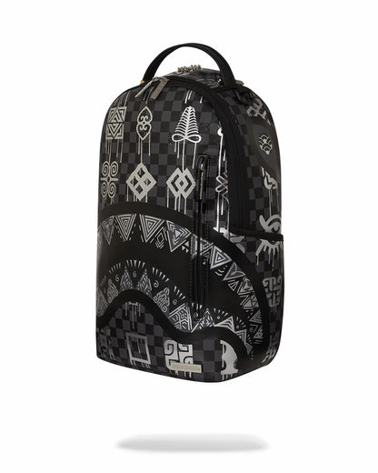 AFRICAN INTELLIGENCE 9 POWER GLYPHICS BACKPACK - SANDFLOWER COLLAB