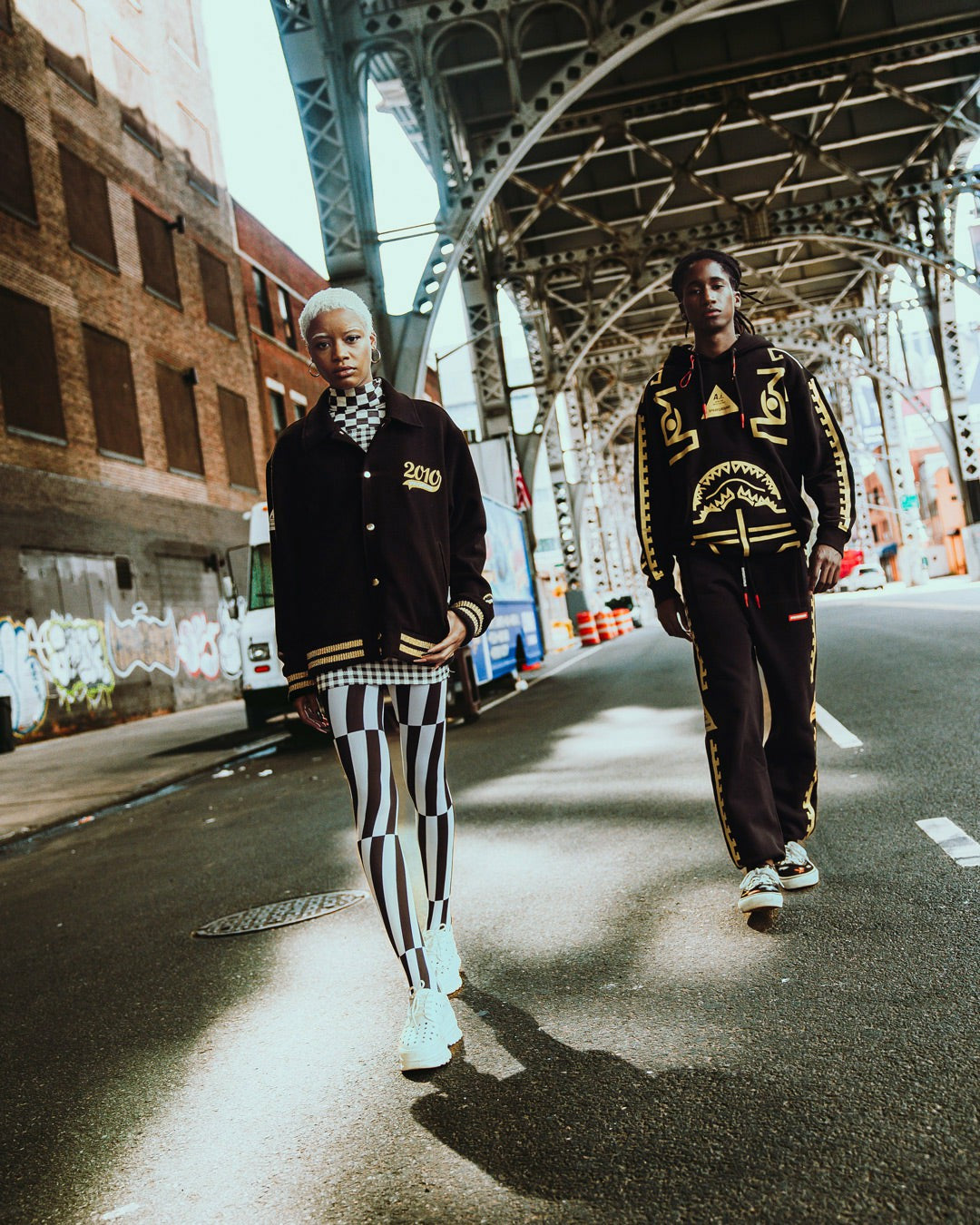 A.I.9 AFRICAN INTELLIGENCE GUILDED LEOPARD - SANDFLOWER COLLAB VARSITY