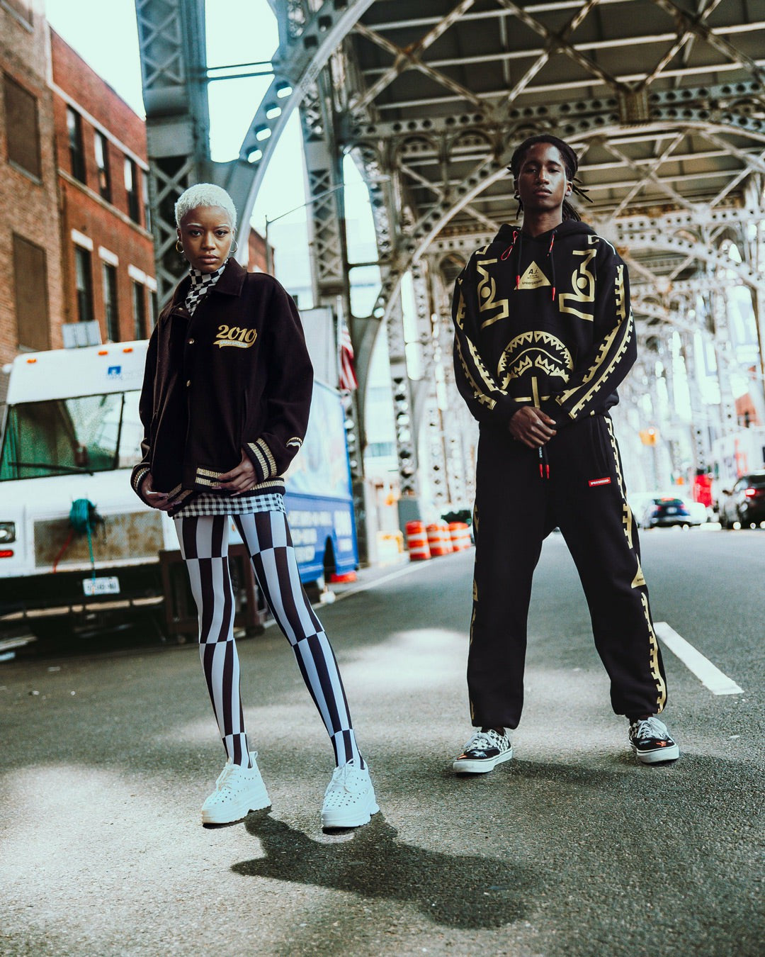 A.I.9 AFRICAN INTELLIGENCE GUILDED LEOPARD - SANDFLOWER COLLAB VARSITY