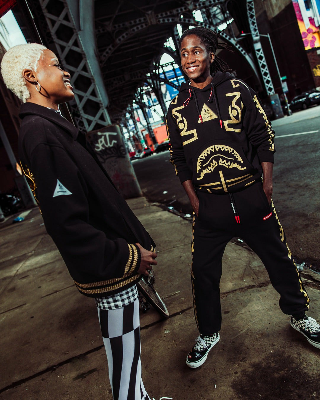 A.I.9 AFRICAN INTELLIGENCE GUILDED LEOPARD - SANDFLOWER COLLAB VARSITY