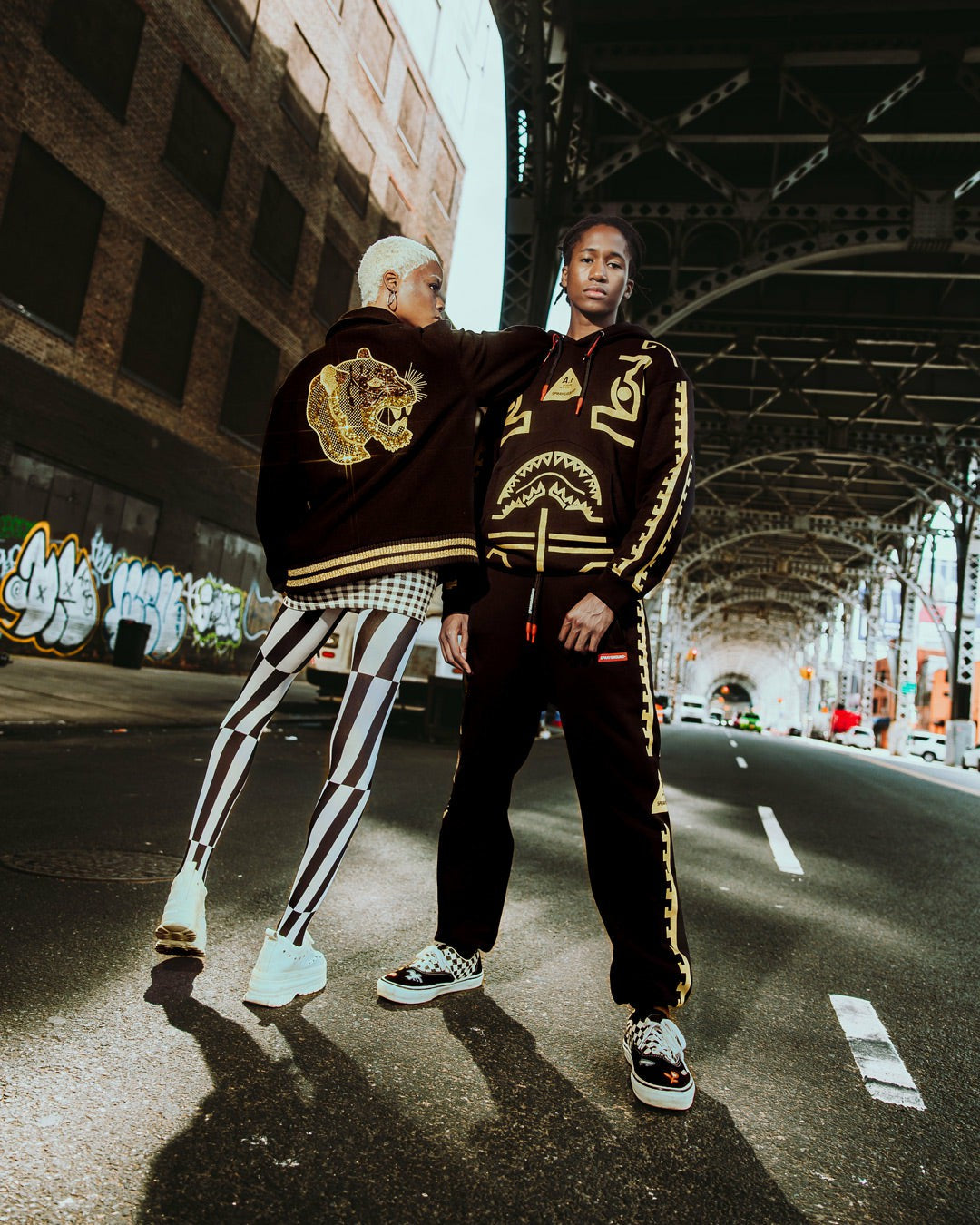A.I.9 AFRICAN INTELLIGENCE GUILDED LEOPARD - SANDFLOWER COLLAB VARSITY