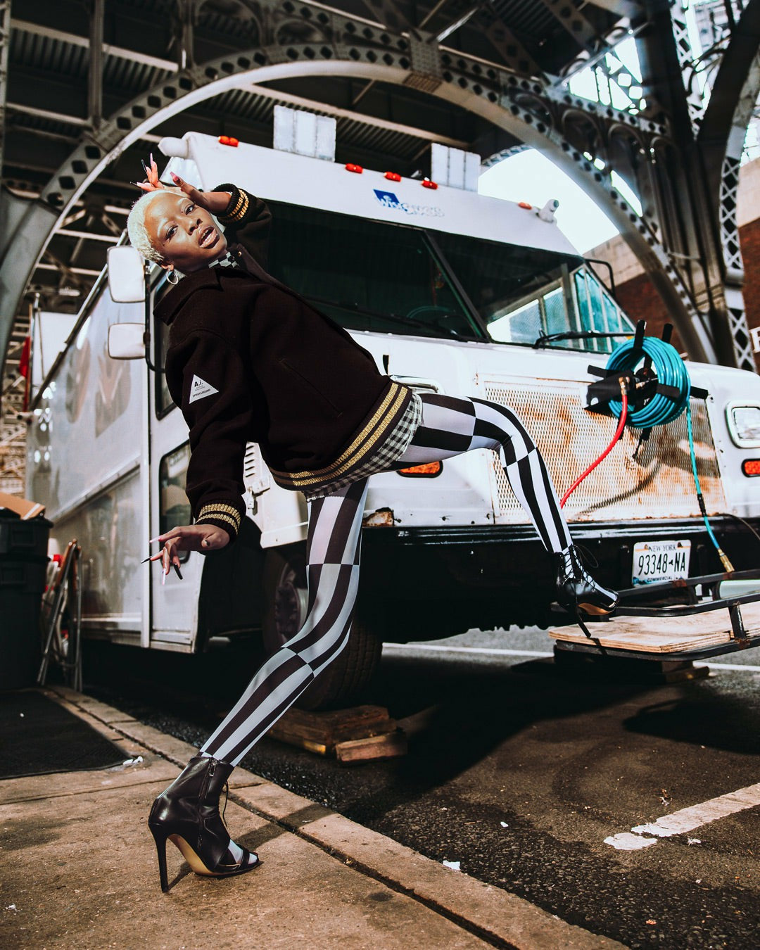 A.I.9 AFRICAN INTELLIGENCE GUILDED LEOPARD - SANDFLOWER COLLAB VARSITY