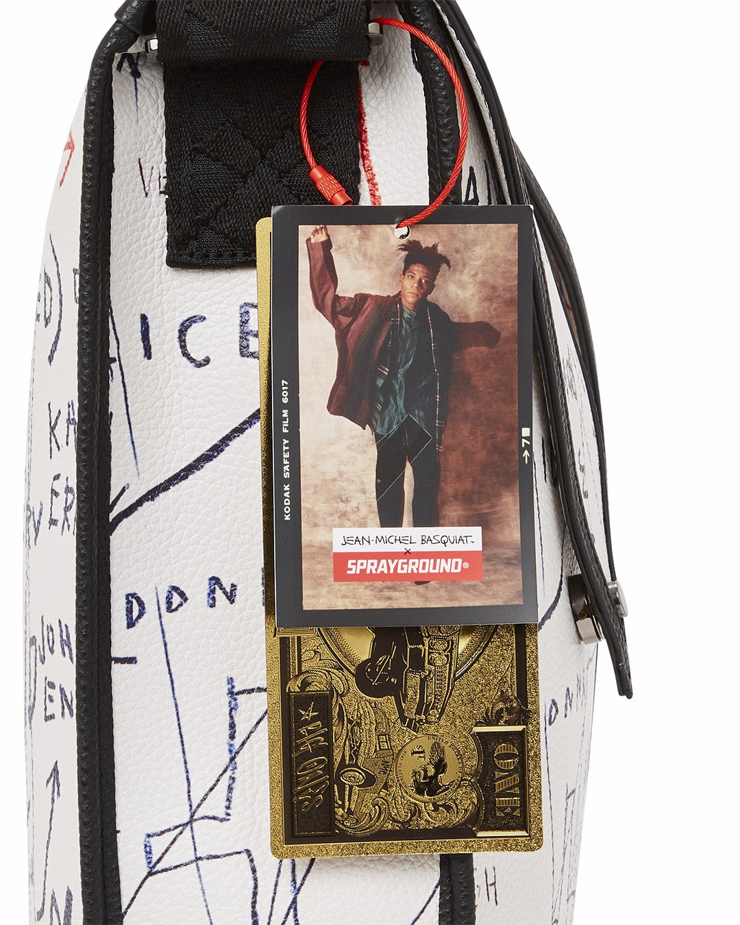 OFFICIAL BASQUIAT UNTITLED (CHEESE POPCORN) 1983 SLING MESSENGER