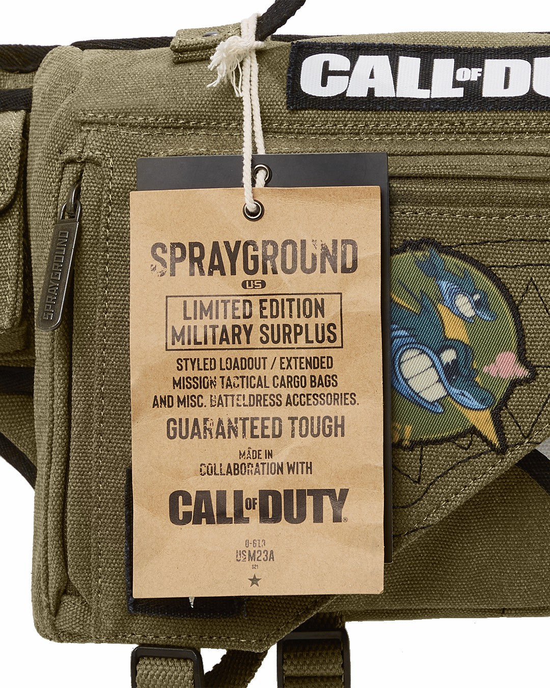 CALL OF DUTY NEVER BACK DOWN CROSSBODY