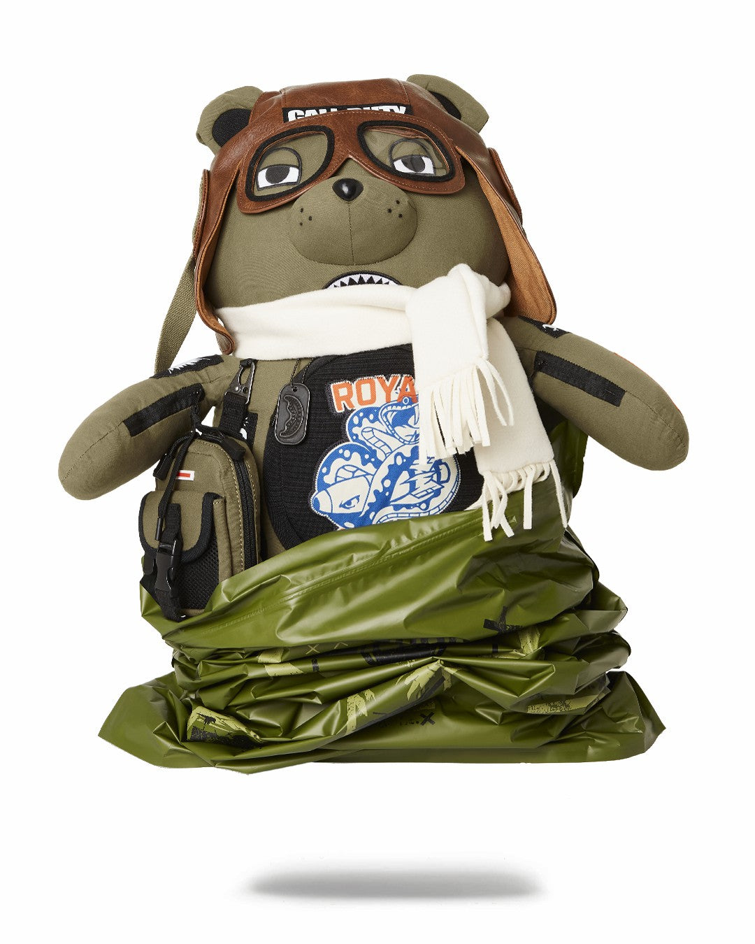 CALL OF DUTY AVIATOR FEARLESS MONEYBEAR TEDDYBEAR BACKPACK