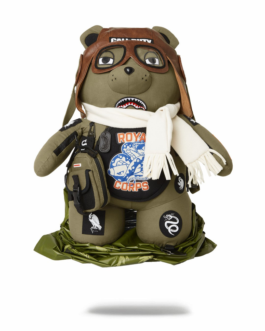CALL OF DUTY AVIATOR FEARLESS MONEYBEAR TEDDYBEAR BACKPACK