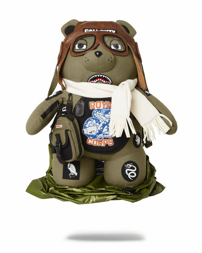 CALL OF DUTY AVIATOR FEARLESS MONEYBEAR TEDDYBEAR BACKPACK