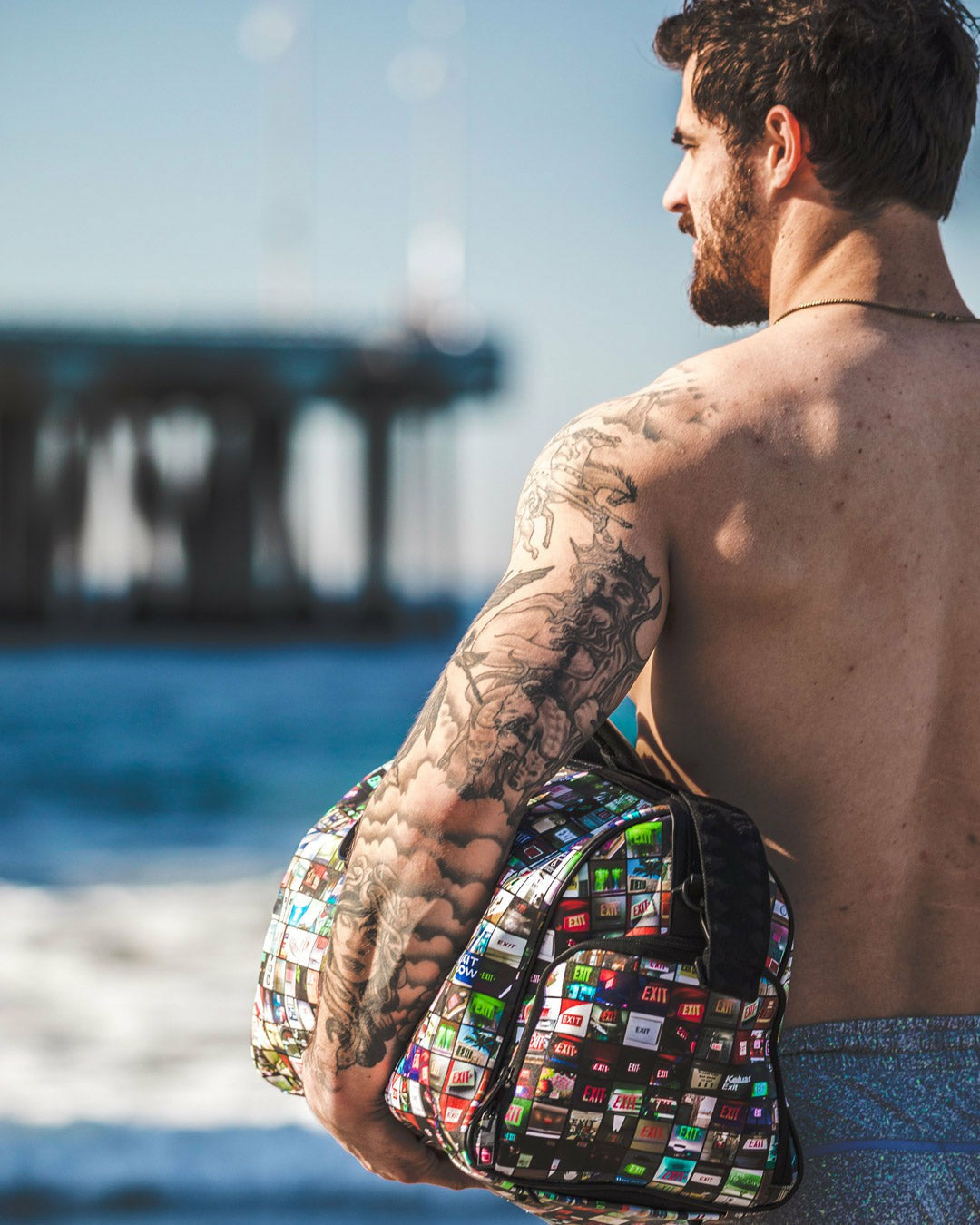 EXIT ART COLLAB DUFFLE