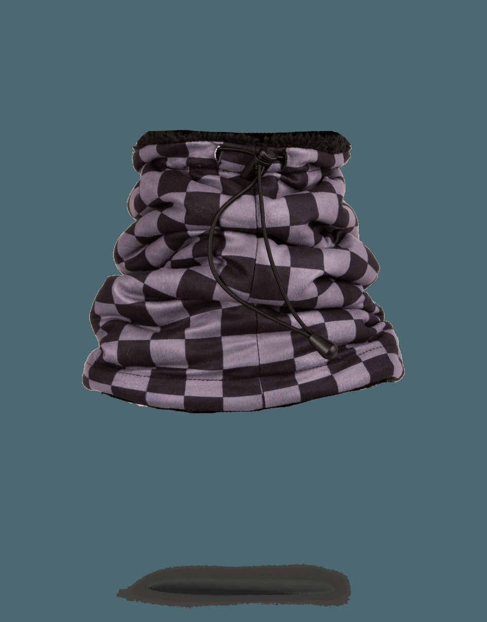 CHECKERED SHARK NECK WARMER