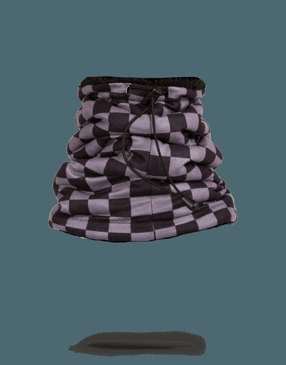 CHECKERED SHARK NECK WARMER