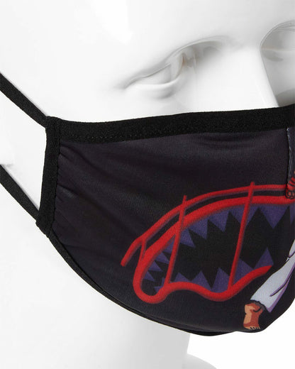 ADULT STREET FIGHTER RYU SHARK FORM FITTING FACE-COVERING