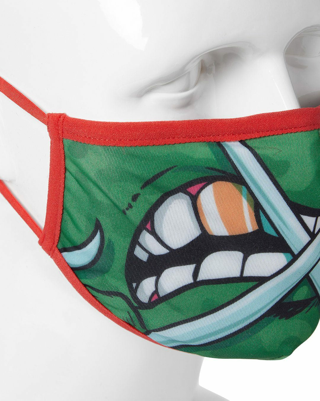 ADULT TMNT: RAPHAEL SHARK FORM FITTING FACE-COVERING
